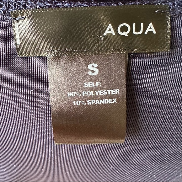 Aqua V Neck Velvet Top Blouse Size S 🌸 - Picture 6 of 7